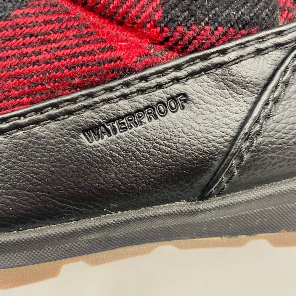 Sorel Red Black Buffalo Plaid Whitney Camp Boots size 7 - Picture 8 of 8